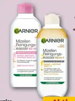 REWE Center Garnier Mizellen Reinigungswasser Angebot