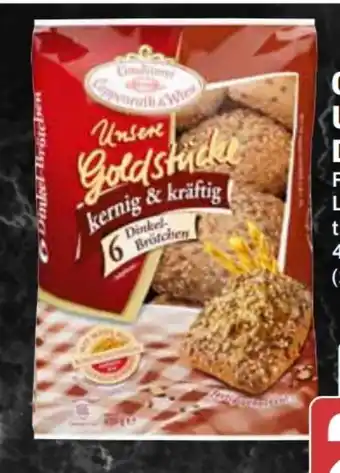 AEZ Coppenrath & Wiese Unsere Goldstücke Dinkelbrötchen Angebot