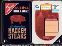 E-Center Gut & Günstig Schweinenackensteaks Angebot