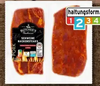 nahkauf Butcher’s Barbecue Schweine Nackensteaks Angebot