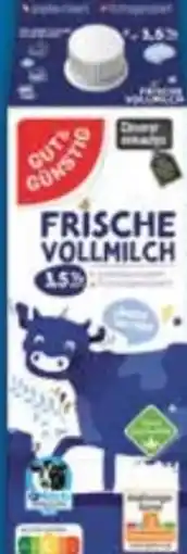 E-Center Gut & Günstig Vollmilch Angebot