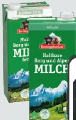 Edeka Xpress Berchtesgadener Land Haltbare Berg und Alpen-Milch Angebot