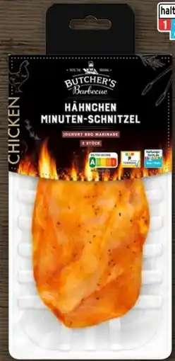 REWE Center Butcher’s Barbecue Hähnchen-Minuten Schnitzel Angebot