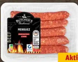 REWE Center Butcher’s Barbecue Merguez Rinder-Bratwurst Angebot