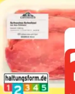 Edeka Frischemarkt Gutfleisch Schweine-Schnitzel Angebot