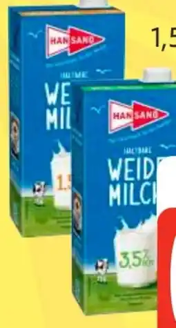 Edeka Frischemarkt Hansano Frische Weidemilch Angebot