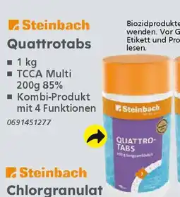 Globus Baumarkt Steinbach Quattrotabs Angebot