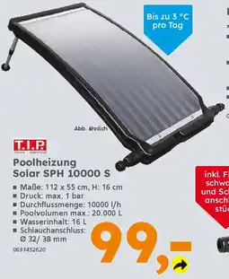 Globus Baumarkt T.I.P. Poolheizung Solar SPH 10000 S Angebot
