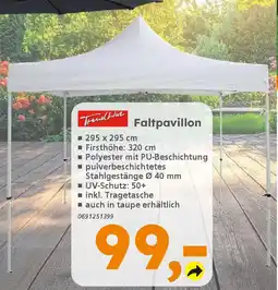 Globus Baumarkt TrendLine Faltpavillon Angebot