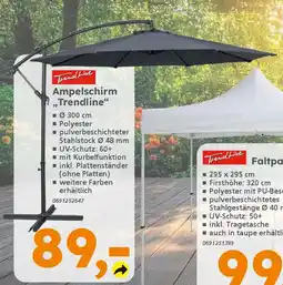 Globus Baumarkt TrendLine Ampelschirm "Trendline" Angebot