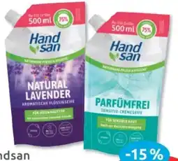 Budni Handsan Flüssigseife Nachfullpack Angebot
