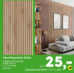 Globus Baumarkt Akustikpaneele Eiche Angebot