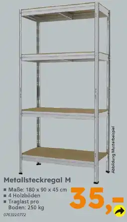 Globus Baumarkt Metallsteckregal M Angebot