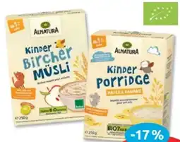 Budni Alnatura Bio Kinder Früchte Müsli Angebot