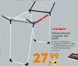 Globus Baumarkt LEIFHEIT Wäscheständer ,Pegasus 180 Solid" Angebot