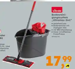 Globus Baumarkt vileda Bodenreinigungssystem ,Ultramax 2in1" Angebot
