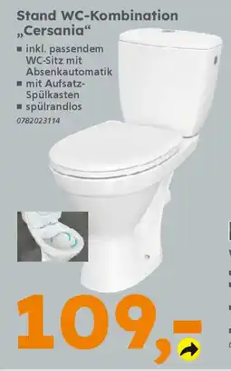 Globus Baumarkt Stand WC-Kombination ,Cersania" Angebot