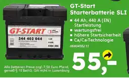 Globus Baumarkt GT-START Starterbatterie SLI Angebot