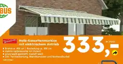 Globus Baumarkt TrendLine Halb-Kassettenmarkise mit elektrischem Antrieb Angebot