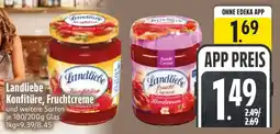 Edeka Landliebe Konfitüre, Fruchtcreme Angebot