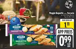 Edeka Meggle Baguette oder Foccacia Angebot