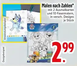 Edeka Malen nach Zahlen Angebot