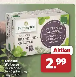 Combi Bünting tee tee ohne weltreise Angebot