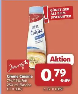 Combi Jeden tag crème cuisine Angebot
