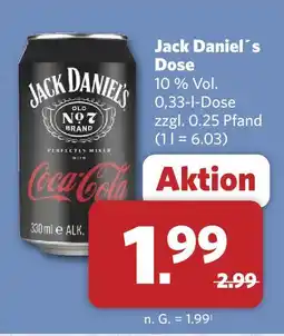 Combi Jack daniel's dose Angebot