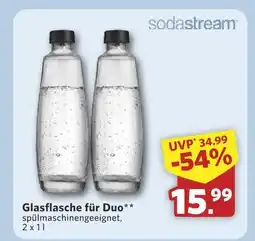 Combi Sodastream glasflasche für duo Angebot