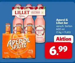 Combi Aperol aperol & lillet 3er Angebot