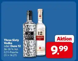 Combi Three sixty vodka Angebot