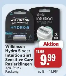 Combi Wilkinson hydro 5 rasierklingen Angebot