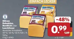 Combi Milram rahmkäse, nordlicht oder leuchtfeuer Angebot
