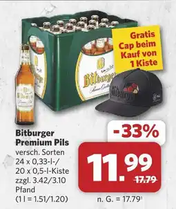 Combi Bitburger premium pils Angebot