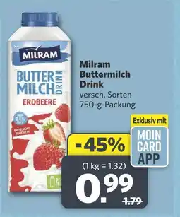 Combi Milram buttermilch drink Angebot
