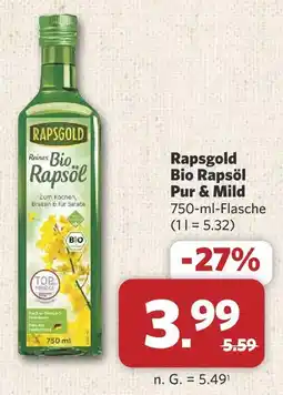 Combi Rapsgold bio rapsöl pur & mild Angebot