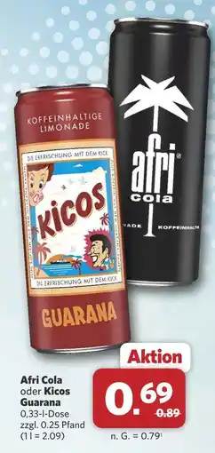 Combi Afri cola oder kicos guarana Angebot