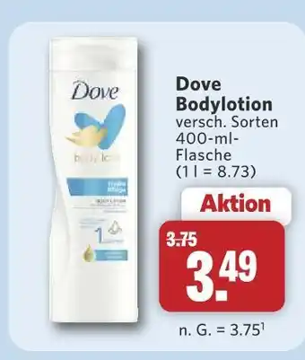 Combi Dove bodylotion Angebot