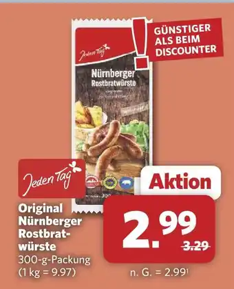 Combi Jeden tag original nürnberger rostbratwürste Angebot