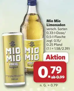 Combi Mio mio limonaden Angebot