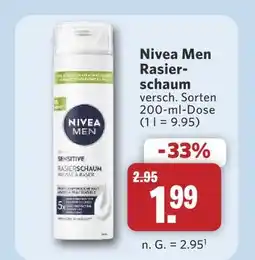 Combi Nivea men rasierschaum Angebot