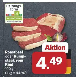 Combi Roastbeef oder rump steak vom rind Angebot