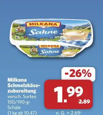 Combi Milkana schmelzkäsezubereitung Angebot