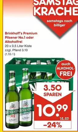 Netto Marken-Discount Brinkhoff's premium pilsener no.1 Angebot