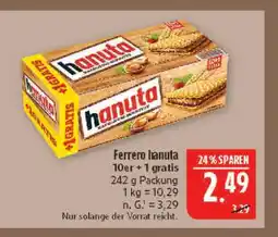 Marktkauf Ferrero hanuta Angebot