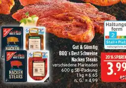 Marktkauf Gut & günstig schweine nacken steaks Angebot