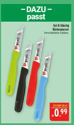 Marktkauf Gut & günstig küchenmesser Angebot