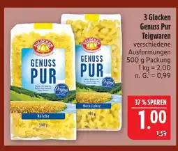 Marktkauf 3 glocken genuss pur teigwaren kelche Angebot