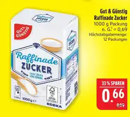 Marktkauf Gut & günstig raffinade zucker Angebot